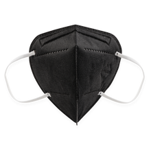 Load image into Gallery viewer, Australian Made Black P2 4-Layer Face Mask with Earloops - 25 Pack