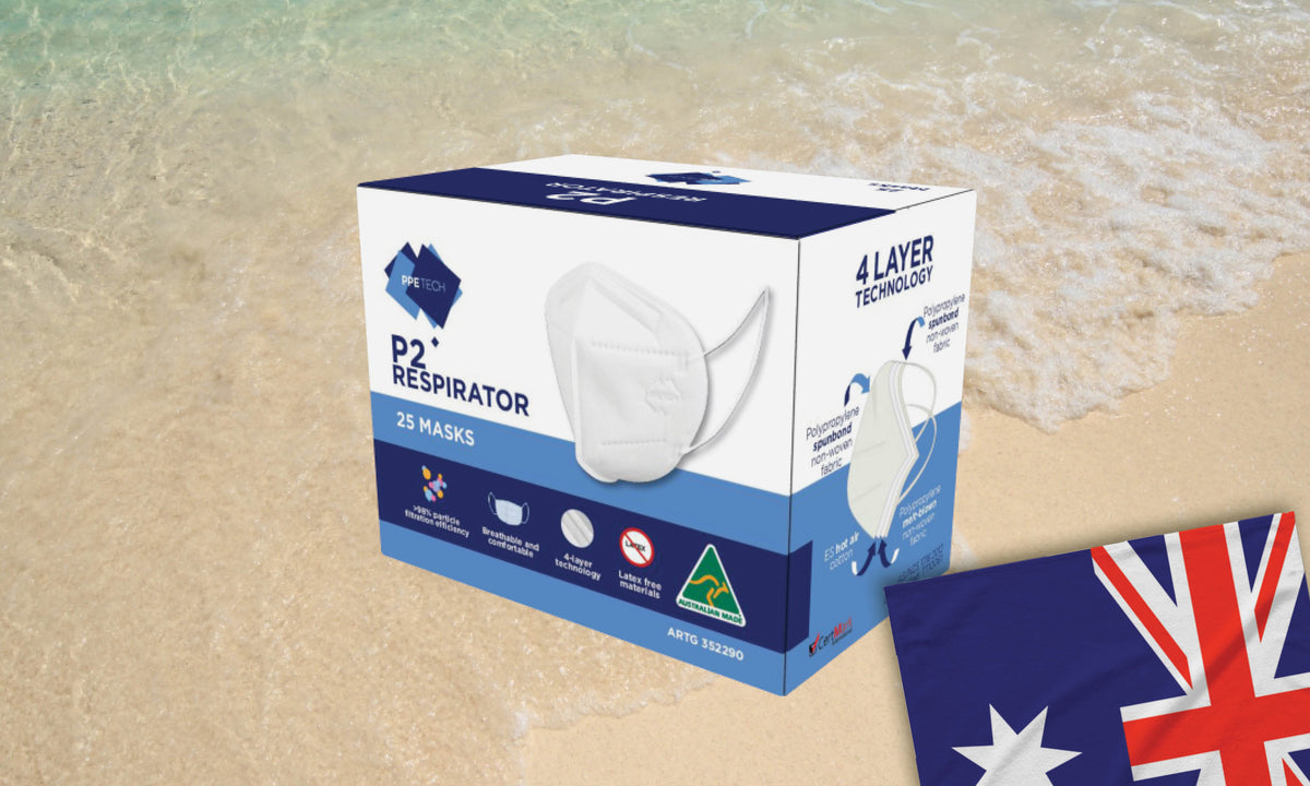 PPE Tech Made in Australia PPE Tech I Australian P2 Face Mask